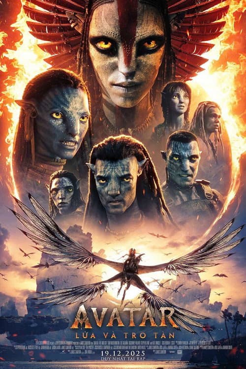 Poster phim Avatar: Lửa và Tro Tàn